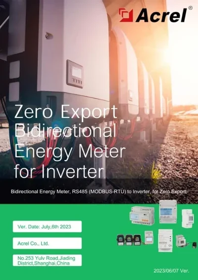 Solar Zero Export Solution Solar Zero Export Solution