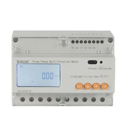 Contatore Kwh trifase su guida DIN