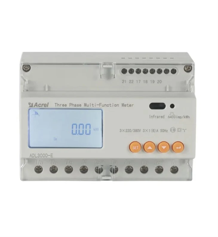 Contatore Kwh trifase su guida DIN